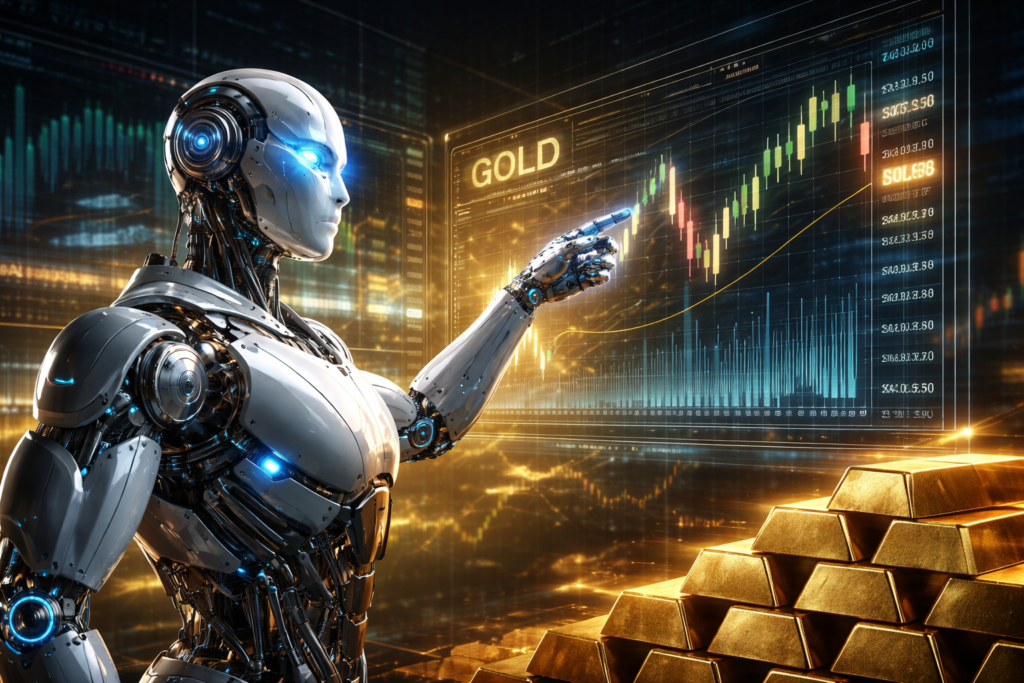 Sistemas profissionais de robô de trading no ouro focam em gestão de risco, estatística e controle, não em indicadores atrasados.