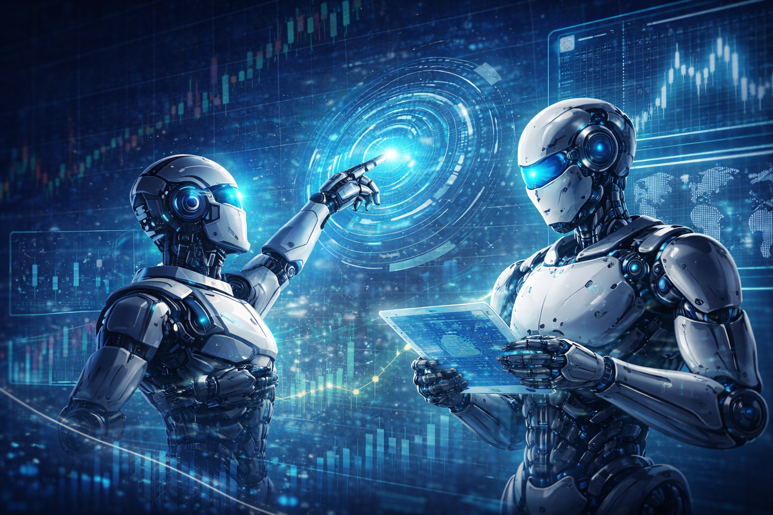 Representação de um sistema de trading automatizado com progressão controlada de lotes e gerenciamento de risco, mostrando uma estrutura de martingale planejada e protegida por regras de exposição.