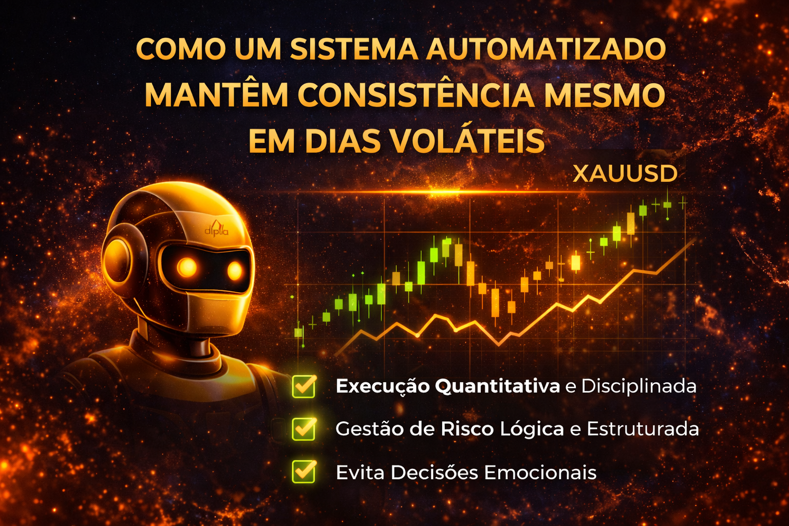 No mercado financeiro, especialmente no trading de ouro (XAUUSD), a volatilidade faz parte da rotina. Notícias econômicas, decisões de bancos centrais, dados de inflação e eventos geopolíticos podem gerar movimentos bruscos no preço do ouro em poucos minutos. Para muitos traders, esses momentos se tornam desafiadores, pois decisões impulsivas ou emocionais podem levar a erros que comprometem a consistência das operações.