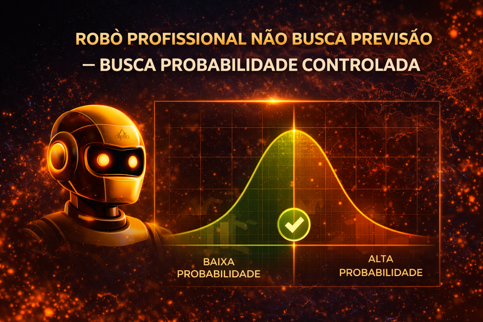 No mercado financeiro, especialmente no trading de ouro (XAUUSD), um dos maiores equívocos entre traders iniciantes é acreditar que operar bem significa prever exatamente para onde o mercado vai. Na prática, o trading profissional não é sobre prever o futuro, mas sim sobre trabalhar com probabilidades controladas.